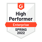 G2 Crowd - Sales Analytics Software High Performer